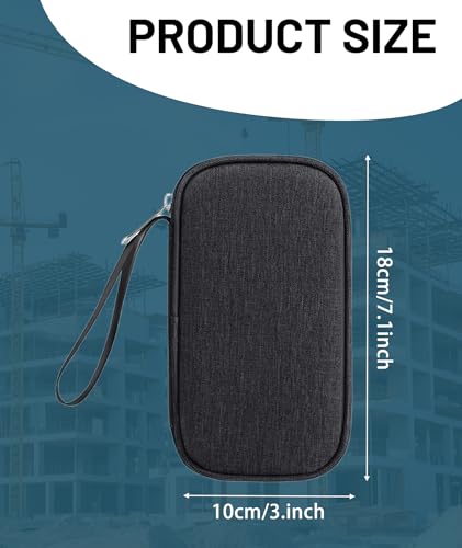 Image of Pendrive Case, 20 Card Slots USB Flash Drive Organizer, Travel-Friendly Hard Disk Pouch Case, Black U Storage Bag for Tech Professionals, Students