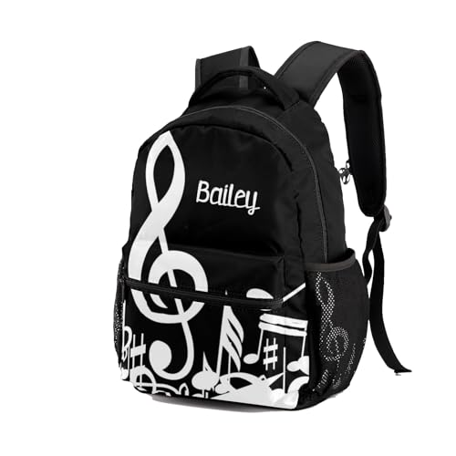 Notes Music Piano Kids Toddler Backpack Personalized School Bag with Chest Strap for Boys Girls Preschool Kindergarten Nursery Children Bag2