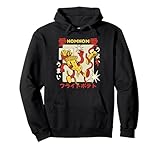 Kawaii Pizza Fries Japanese Food Vintage Cartoon