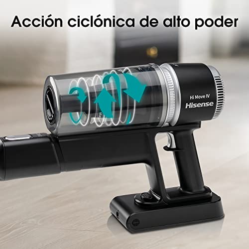 Hisense HVC6264BK aspirateur balai et balai électrique Aspirateur balai 2 en 1 Batterie Sec EPA Sans sac 0 45 2000 Ah Neuf - vue 9