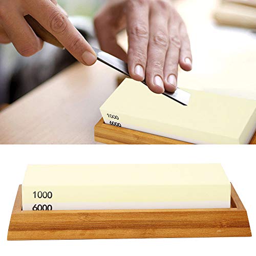 Double Sided Knife Sharpening Stone Kitchen Whetstone Sharpener Set for Various Blades - Image 7