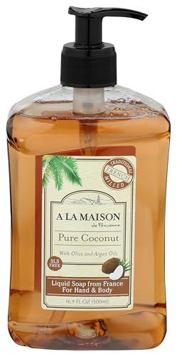 A LA MAISON, Soap Hand Liquid French Coconut, 16.9 Fl Oz