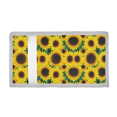 ALAZA Kids Wallets for Boys Girls Toddler Trifold Wallet Children Small Sunflower 11 with Zipper Coin Pocket2