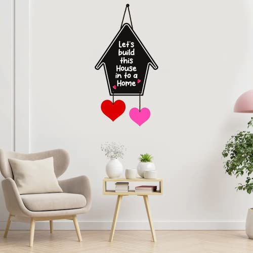 Image of Expleasia, Exuberant & Luxury Decor Decorative Wall Hanging Wooden Decoration Item for Home Office Living Room Bedroom Decoration Items Home Decor Gift Items (House to Home)