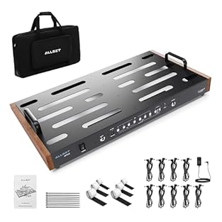 【Built-in Pro-Grade Isolated Power】 This powered pedalboard is equipped with a built-in, TRUE ISOLATED power supply featuring 10 independent outputs. This advanced design eliminates ground loop hum and digital-analog crosstalk for a noise-free perfor...