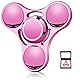SCIONE Metall Fidget Spinner – Hand Spinner für Erwachsene & Kinder – Anti-Stress-Sensory-Spielzeug mit abnehmbaren Kugellagerkappen – Perfekt für Büro, Klassenzimmer & Party-Geschenke (Rosa)