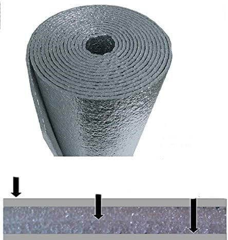 US Energy Products - Rollo de 4 x 17 pies (68 pies cuadrados) para automóvil, camioneta, SUV, RV, cámper, aislamiento acústico y barrera de calor