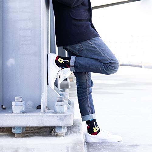 Lavley Rock Out Socks Out Guitar Socks For Music Fans, Guitarists And Musicians - For Men And Women #TOP6