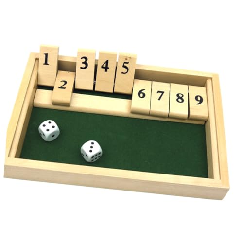 CORHAD 1Set Wooden Two Player Drinking Game Props Fun Board Game for Bar Parties Simple and Engaging for Friends and Family Develops Coordination and Intelligence