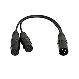 conectores splitter rj45 adaptador 1 a 2 ethernet splitter Cable Y XLR balanceado con diámetro externo de 4.0 mm, que es perfecto para interconectar muchos tipos de equipos de audio con conector XLR.