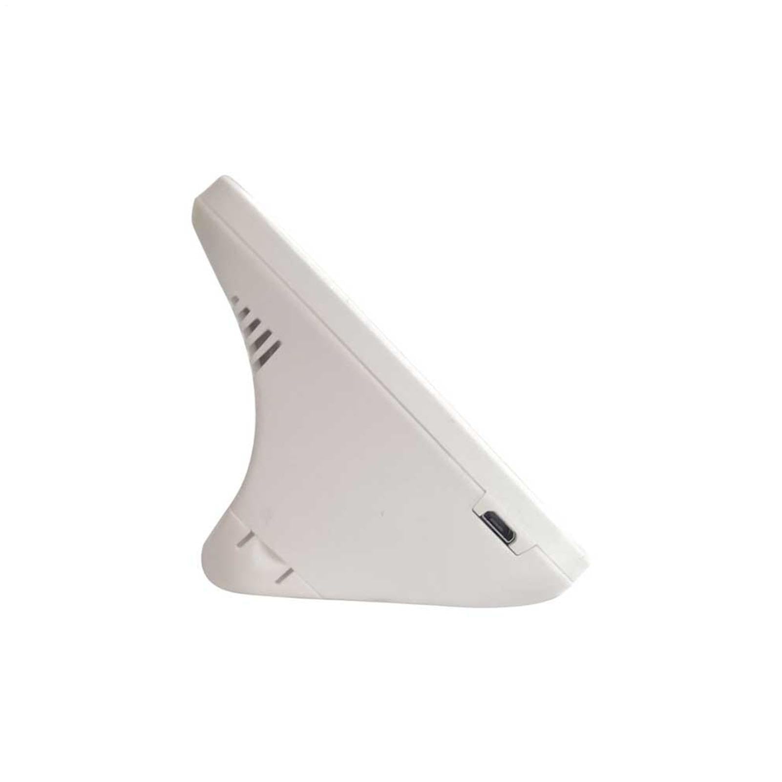 Monitor De Calidad Del Aire Interior - Detector PM2.5 TVOC HCHO De 9x9x5 | Cm, Ventilador Con Sensor De Polvo, Batería De Litio Recargable | Medidor De Contaminación Del Aire En El Aula, Oficina En Ca