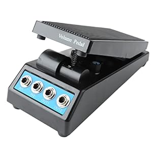 ABS Material: This guitar volume pedal is made of high-hardness ABS material, not easy to break or deform, for long-term use Excellent Workmanship: this guitar volume pedal is well-made with excellent sound control, ensuring signal transmission and g...