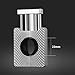 Cigar Cutter Stainless Steel V Cut，Suitable for Max 60 Ring Gauge Cigars, Cigar Accessories Gift for Men (Black)