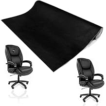 Vodolo Leather Repair for Office Chair,Black Self Adhesive Leather Repair Patch for Office Seat, Leather Chair Repair kit for Couch/Sofa Repairing Matte Black