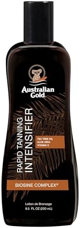 Australian Gold Rapid Tanning Intensifier Lotion, 8.5 Fl Oz | With Tea Tree Oil and Aloe Vera | Vitamin E