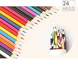 Lieferumfang: 24 brillante Farben im Kartonetui, schön klein und handlich, erleichtert Kindern die Anwendung und das AufräumenMaße: 19x5x5cm, 175g.