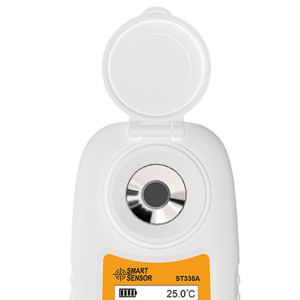 Medidor Refractómetro Digital LCD para Zumos de Frutas y Bebidas, Instrumento de Medición de Contenido de Azúcar ATC 0-35% Sacarómetro