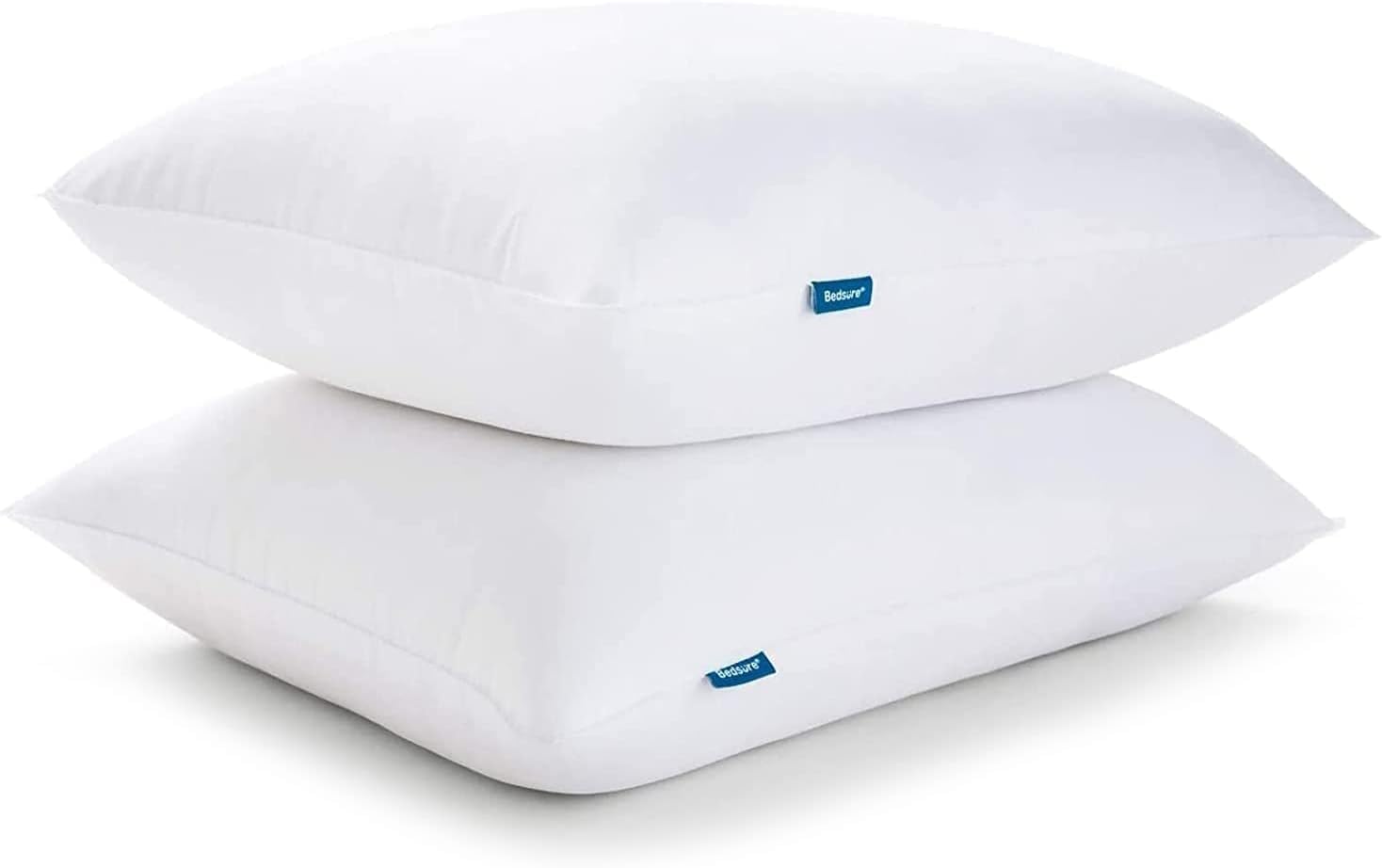Bedsure Standard Pillows Size Set of 2 - Bed Pillows Standard Size for Sleeping, Soft and Supportive, Hotel Quality, Original Down Alternative Filling for Side, Back Sleepers, 2 Pack