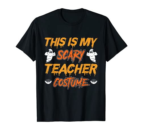 Divertido disfraz de profesor de Halloween This Is My Scary Teacher Camiseta