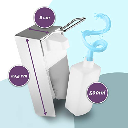Desinfektionsspender MTRUE Travaro 500ml für Hygiene im Alltag