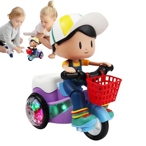 Coche Niño, Triciclo Eléctrico Niño Juguete, para Niño y Niña Juego Preescolar Casa Viaje Tiempo de Juego