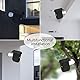 Wetterfeste Silikonhülle für eufyCam 2C / 2C Pro, 2 Stück Outdoor Home Security-Kamerasystem Überwachungskamera Silikonbezüge Haut - Wasserdichtes Silikon Kamera Schutz Schwarz