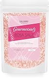 500g Saliamo Rosa Kristallsalz - Steinsalz grob - auch als rosa Himalaya Salz bekannt - aus Salt Range Pakistan - 2-4 mm große Salzkörner