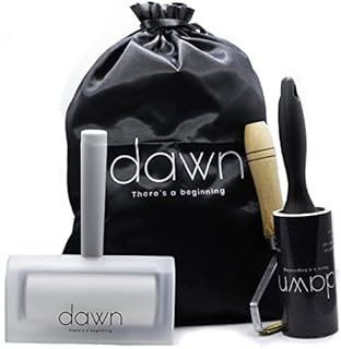 Dawn Lint Rollers and Lint Remover Set with Carrying Bag - 1 Vertical Roller, 1 t-shaped Hair Roller, and 1 Pet Hair Remover - Suitable for Removing Pet Hair and Lint from Clothes, Carpet