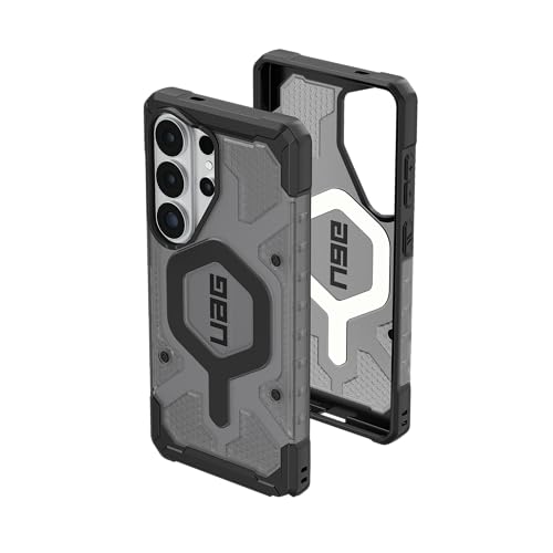 URBAN ARMOR GEAR UAG for Samsung Galaxy S26 Ultra Case 6.9" Pathfinder Clear - Magnetic Charging Compatible Transparent Rugged Military Drop Tested Protective Cover, Ash/Black