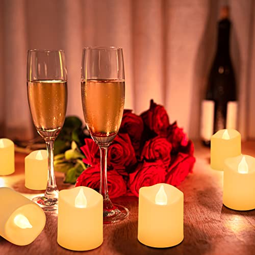 Vinmoso 24 Pack Flameless Candles With Led Candles Battery Operated Candles With Warm White Light For Wedding Decorations Wedding Decor Table Outdoor #TOP6