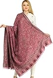 Laine Exotic India - Châle Étole - Femme Multicolore Dusty Rose