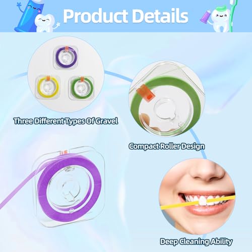 3-pack dental polishing strips set teeth grinding sanding tools fine abrasive grit 016 inch width 197 feet length deep teeth cleaning 20m30m40m tooth polish strips grits oral care