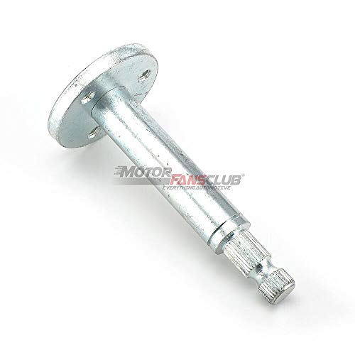 MotorFansClub 110cc Go Kart Steering Wheel Parts 443mm Tie Rod Rack Adjustable Shaft Kit Fit for Compatible With 110cc Go Kart