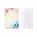 Erin Condren Designer Petite Journal Checklists - Multicolored Hexagon Design Theme. Great for Tracking Daily and Weekly Lists with Blank Customizable Fields