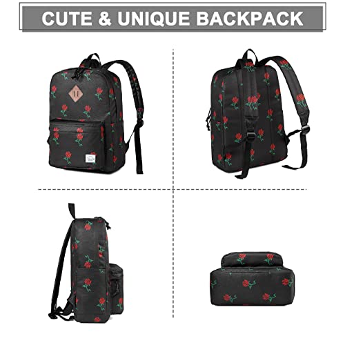 Mochila Escolar, VASCHY Mochilas Leves Mochila Clássica Básica Casual Resistente à Água Mochila Resi