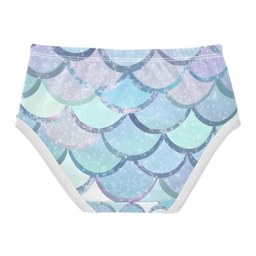 Pink Teal Mermaid Tail Scale Toddler Girls's Underwear 2T 202c03492