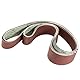 sourcing map 6Stk 2-Inch x 72-Inch 600 Grit Band Gemeinsame Aluminium oxid Schleifen Gürtel