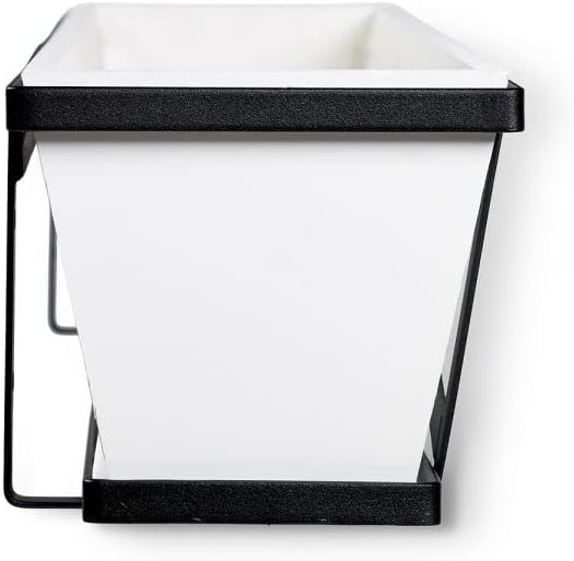 36in. The Medallion Tapered Iron Window Box with Vinyl Liner