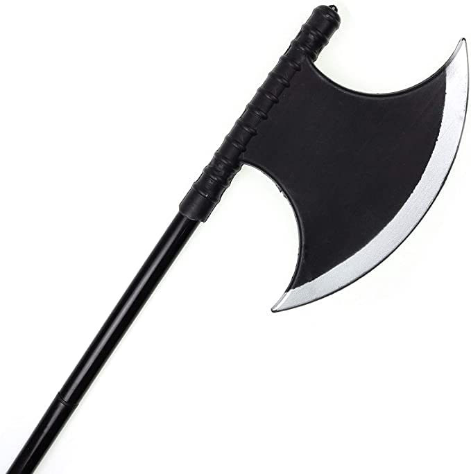 Partytoko Fake Viking Battle Axe Halloween Costumes Weapon Prop for Boys Men Kids Black (B09H73JVG7) Amazon Price History, Amazon Price Tracker