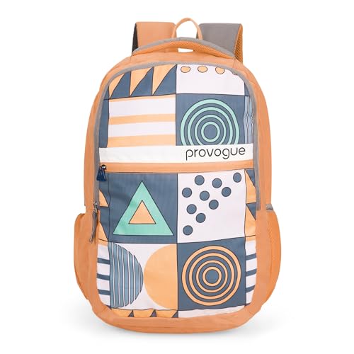 Image of Provogue Blaze Laptop Backpack 35L with 2 spacious compartments and Rain Cover - School Bag for Girls | Girls School Bag, College Backpack for Women and Men with Laptop compartment