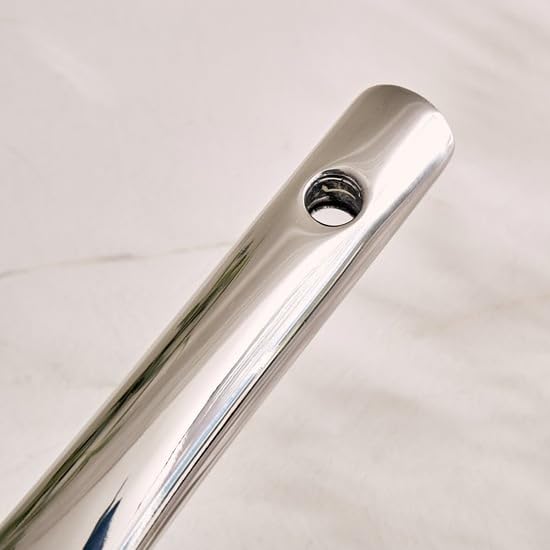 Triply Stainless Steel Sauce Pan | 16cm 1.5L Tea Chai Milk Pan | Strong Stainless Steel Handle | Non Toxic Rust Free | Induction Gas Electric... - Image 5