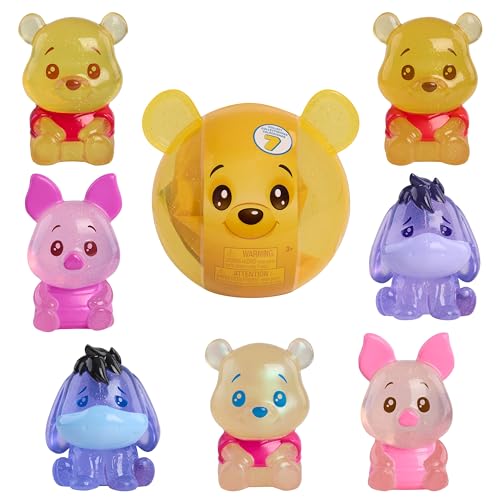 Disney Winnie l’Ourson – Figurines Jelly « Bear-y Cute » de 5 cm, Jouet Sensoriel Mou et...