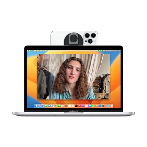 Kontinuitätskamerahalterung Laptop Webcam Halterung Magnetischer Telefonringhalter für MagSafe iPhone