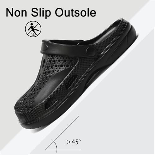 Image of SOSOWHLTE Men's Women's Arch Support Clogs,Unisex Garden Shoes Comfortable Slip-on Outdoor Sandals Slippers for Beach Casual