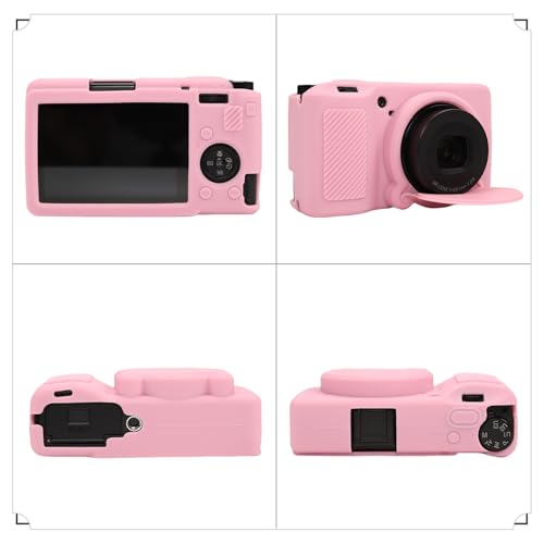 Funda de silicona suave para Ricoh GR III/GR III X rosa miniatura 3