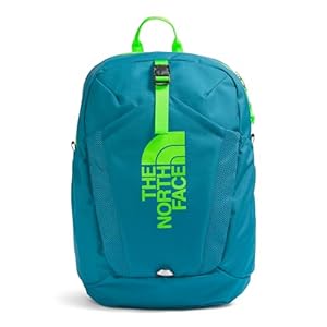 THE NORTH FACE Kids’ Mini Recon Backpack, Blue Moss/Safety Green, One Size