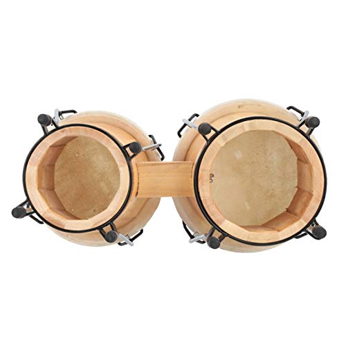 Afrikaanse Schapenvacht Trommel, Volwassenen Percussie-instrumenten Origineel Natuurlijk Hout Bongo's Muziekinstrument… - Image 7