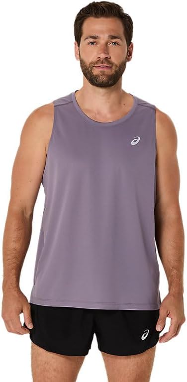ASICS Men's SILVER SINGLET Running Apparel