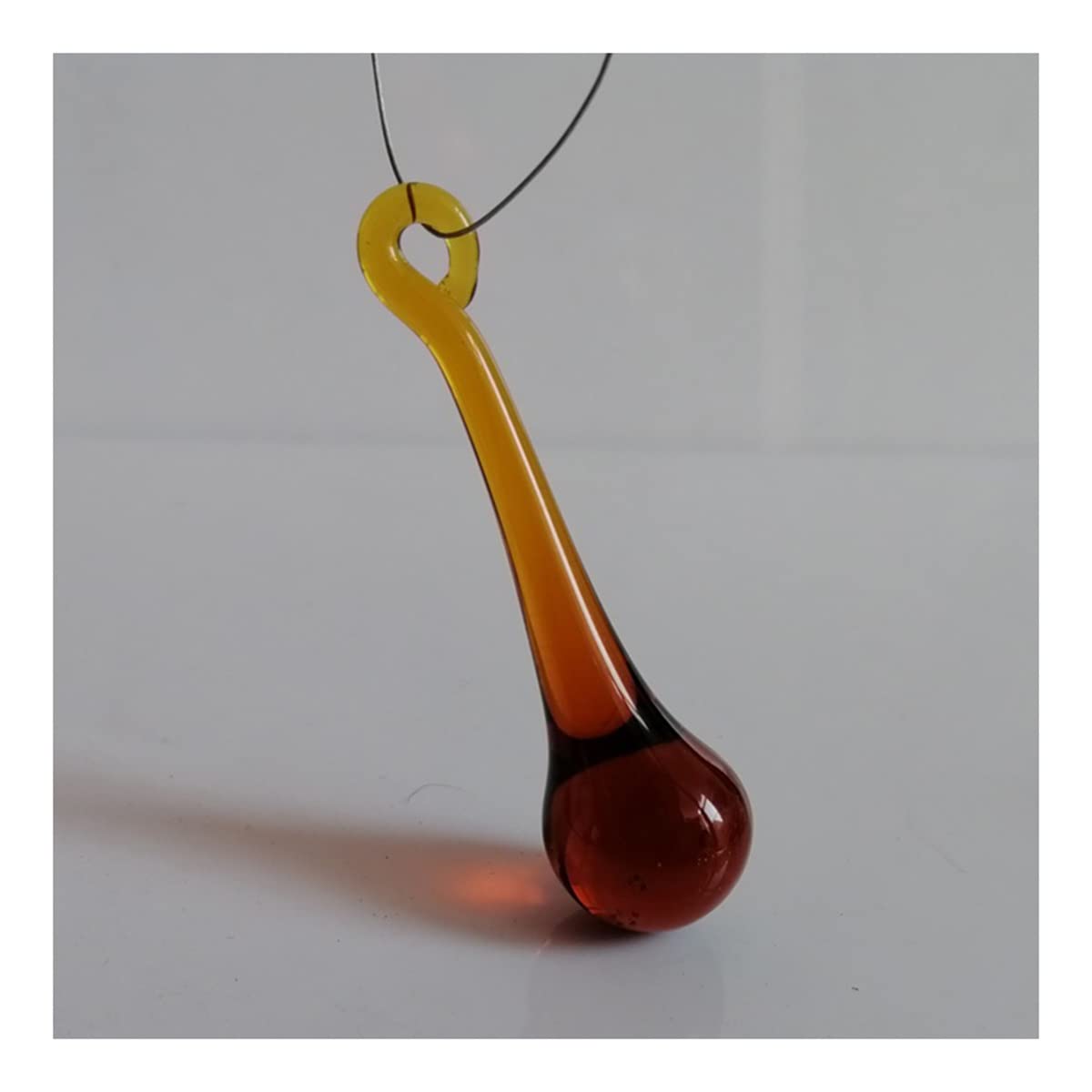 Artsim Amber Chandelier Crystal Prisms Pendants 10Pcs 53Mm Raindrop Crystal Prisms Pendant Chandelier Lamp Lighting Parts Crystals Lighting Lamp Replacement Parts (Color : )