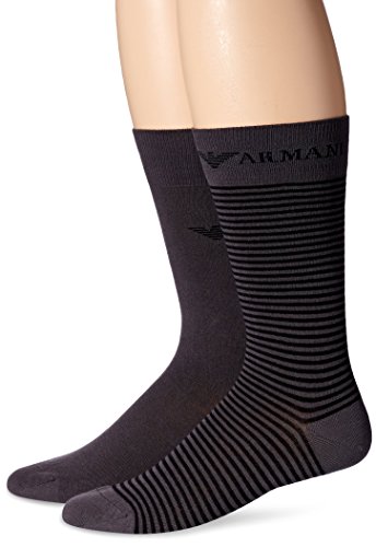 Emporio Armani Homme 302302cc11400044 Mode-homme Chaussettes Lots, Gris, 40-45 EU
